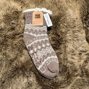 Cabin Slipper Socks (sz 6-8w / 5.5-7 big girl)